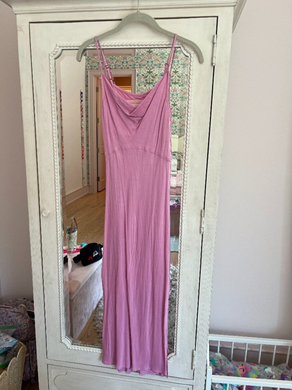 Anthropologie Cowl Neck Midi Dress
